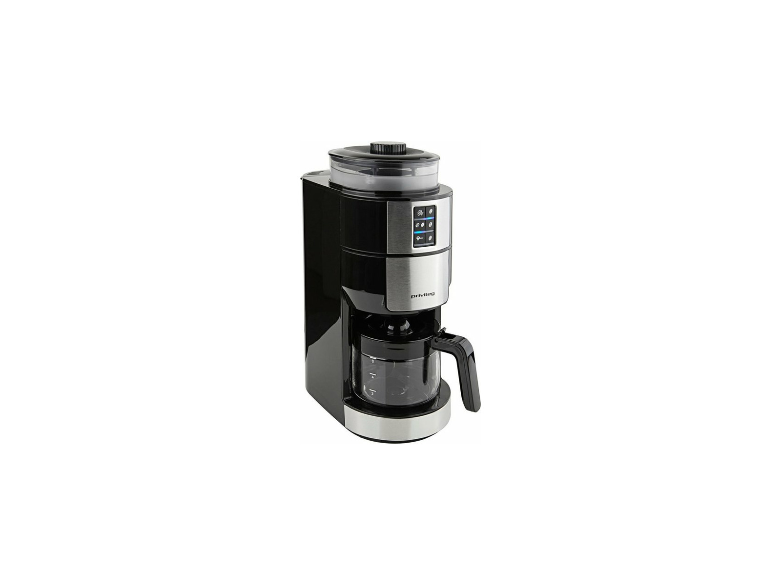 Privileg: Privileg Kaffeemaschine mit Mahlwerk für 6 Tassen 4029686447592